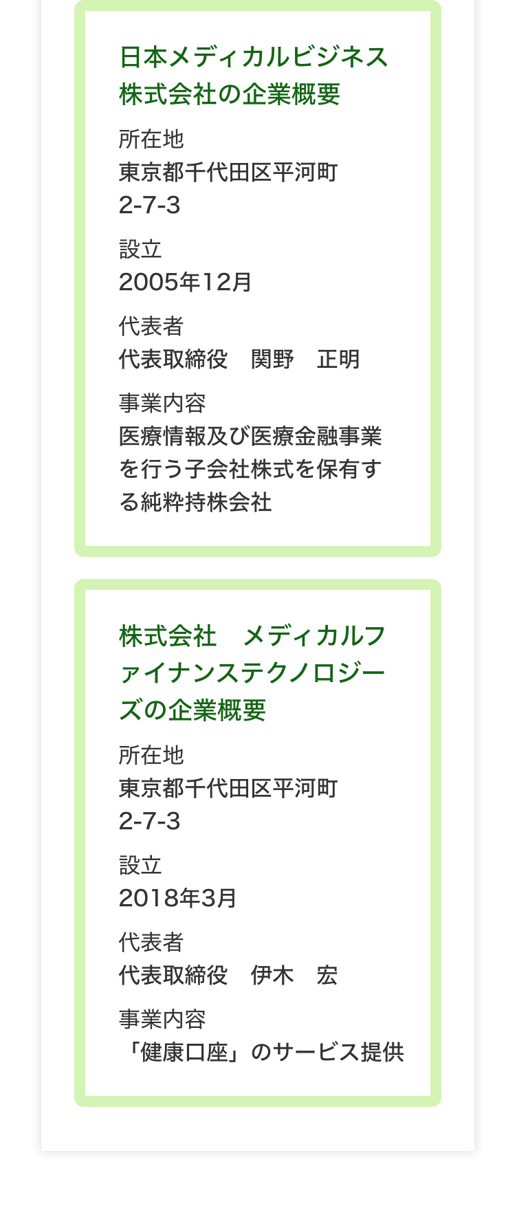 「健康口座」会員サービスの概要